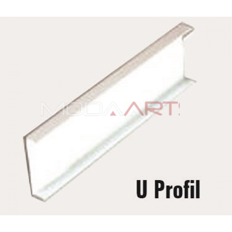 Alüminyum U Profil L:250 cm